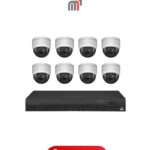 Paket IP Camera 8 Kamera (Audio + Full Colour + Pasang)