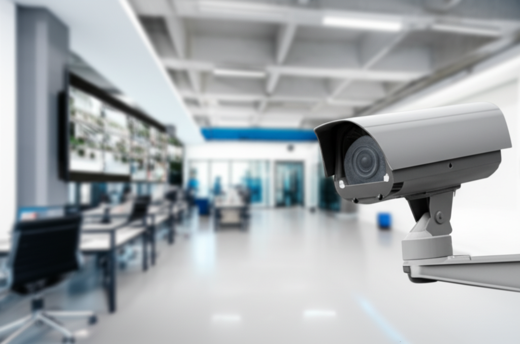 Keuntungan CCTV untuk bisnis - ilustrasi pengawasan CCTV