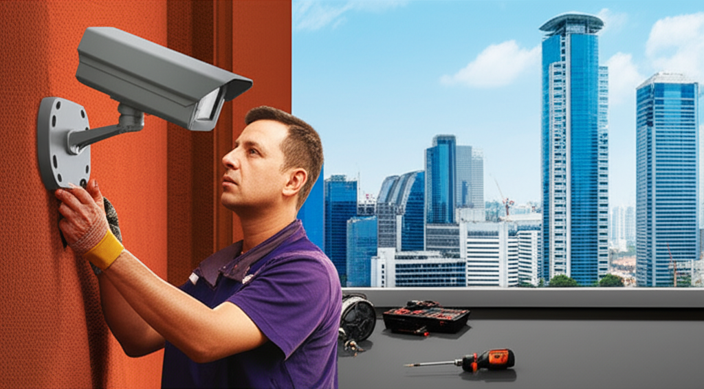 Perusahaan CCTV terkemuka - ilustrasi pengawasan CCTV