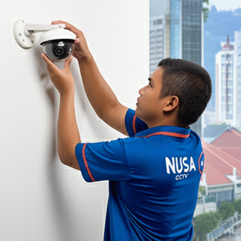 Instalasi kamera keamanan Semarang - ilustrasi pengawasan CCTV