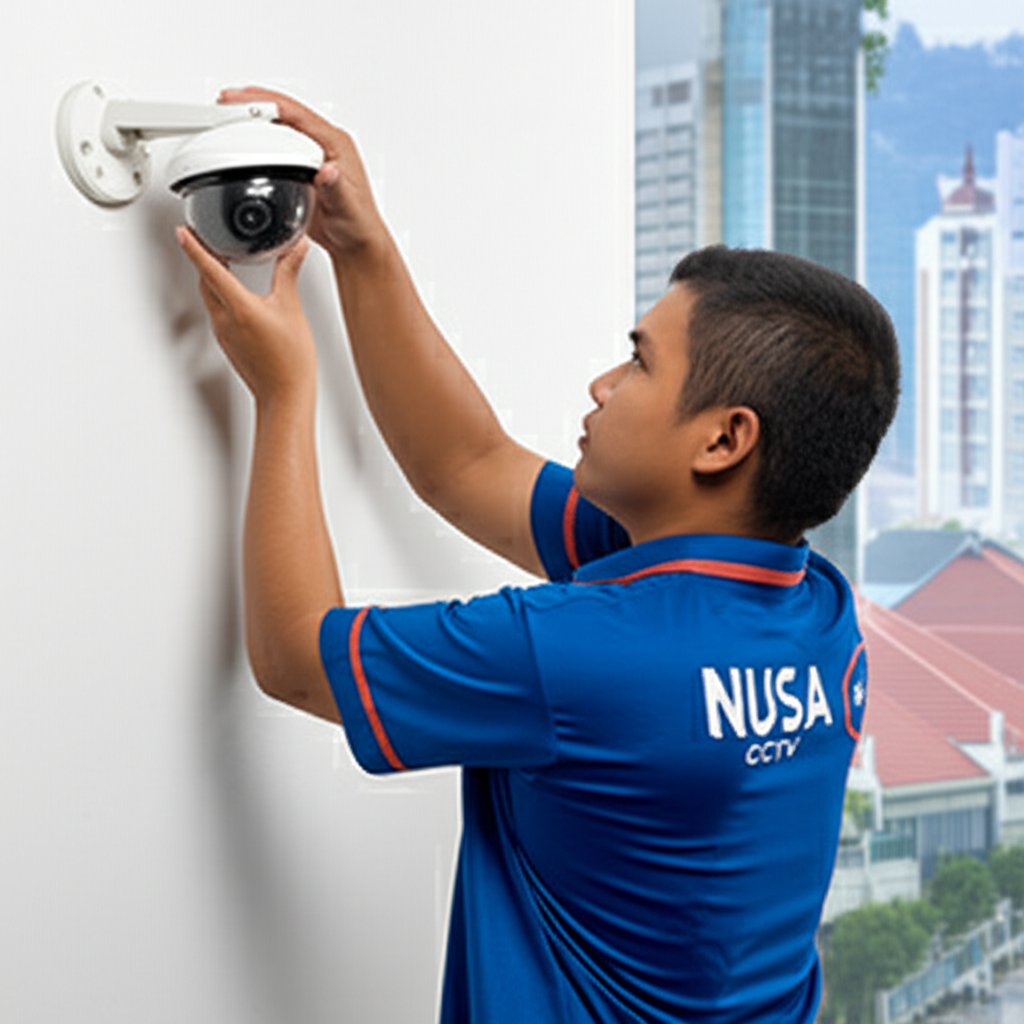 Instalasi kamera keamanan Semarang - ilustrasi pengawasan CCTV