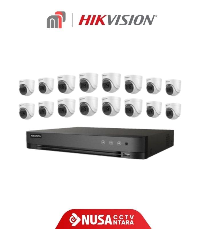 Paket Hikvision HD Camera 16 Kamera + Pasang - Gambar 1