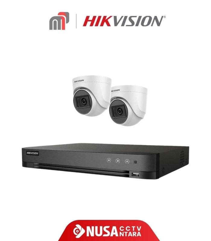 Paket Hikvision HD Camera 2 Kamera + Pasang - Gambar 1